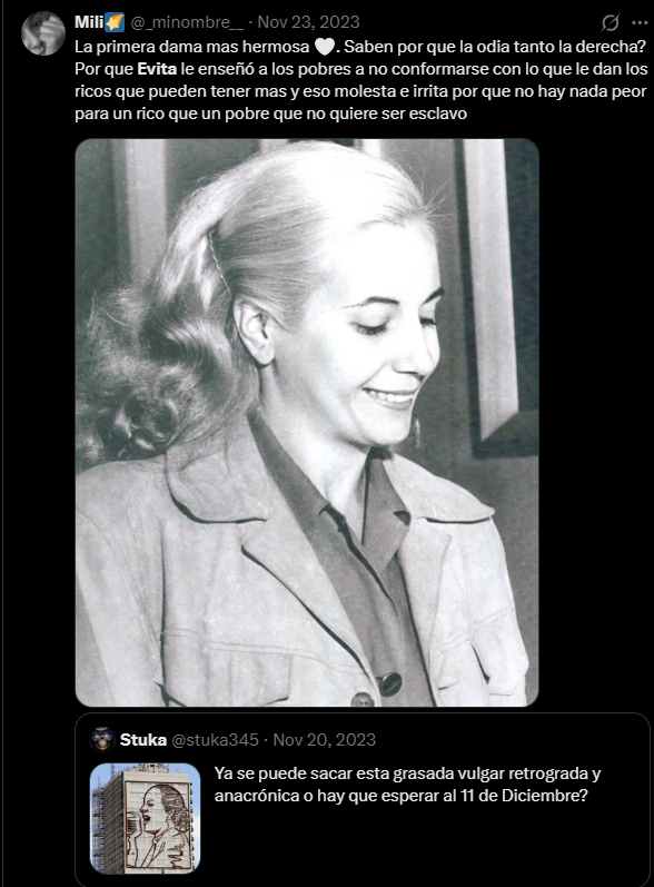 Not_a_clown__'s tweet photo. @GordoDan_ Y sí, es de las boluditas que apoyan al peronismo y sus figuras pero que de golpe no son peronistas. https://t.co/lXWtFoMfeN