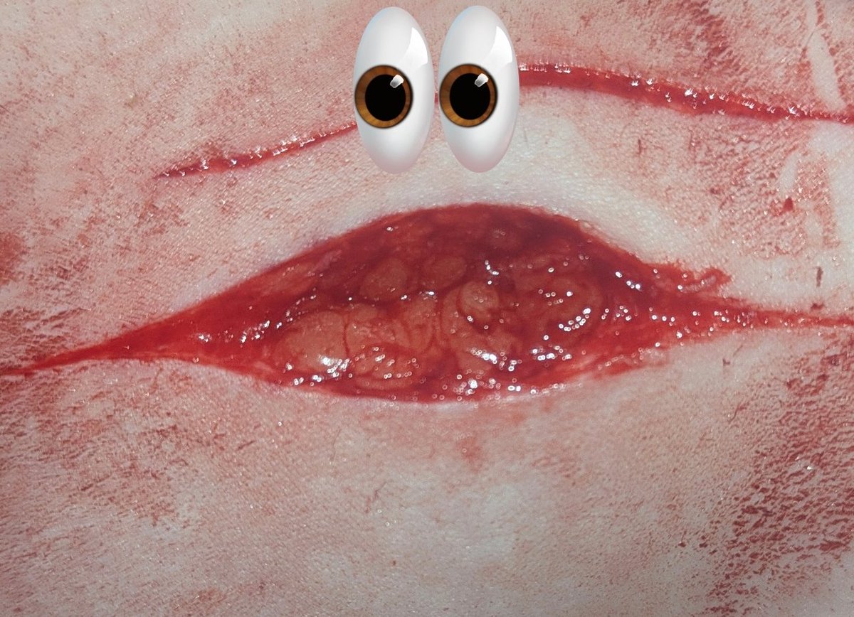 cutsofkylar's tweet photo. sfx makeup made by ai 😳 this felt so good icl
#slittwt https://t.co/51HwyKbPnN