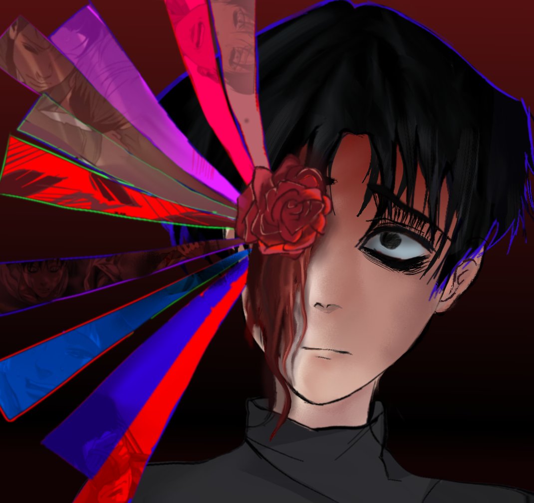 8xtgc3's tweet photo. #尹范 #killingstalking 回忆就像刀片，刺在眼中生出玫瑰 @kooo_gi https://t.co/XM8bH6aBsW