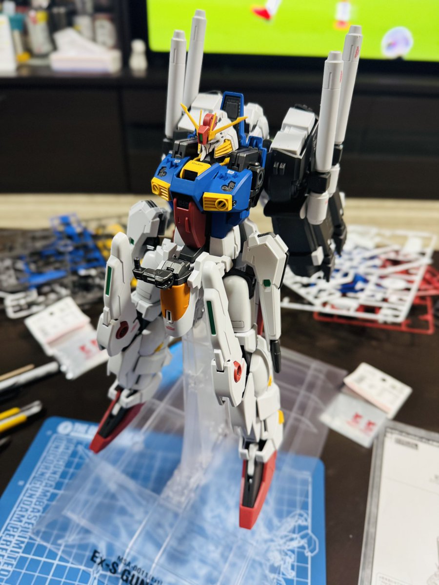 Reus_8008_X's tweet photo. Ex-S制作2日目、ここまで

本当は形の完成までいこうと思ってたけどデカール、墨入れ、トップコートまでを部分ごとにやってるからどうしても終わらなかった😅 https://t.co/UB8p3XuU3W