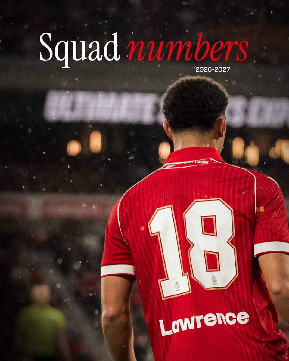 Standard_RSCL's tweet photo. Les numéros sont fixés, il ne reste plus qu’à choisir le vôtre. 👕

🛒 https://t.co/L1QVuAc8jT https://t.co/MHJH4g3xZ1