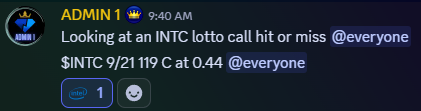 RealOptionsPlug's tweet photo. THIS IS HOW WE DO MONDAY IN THE DIAMOND CLUB 💎
$QQQ 1.40⏭️16.25: +1061%
$INTC 0.44⏭️3.00: +582%
$SPY 2.03⏭️7.96: +292%
$AMZN 1.15⏭️2.38: +107%

FREE TRIALS: https://t.co/8M0epqwU5r