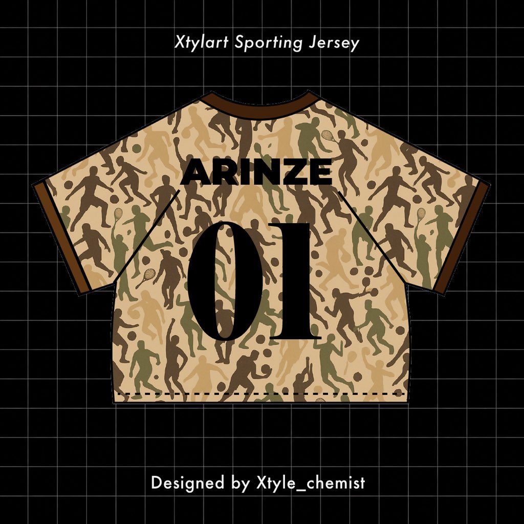 xtyle_chemist's tweet photo. Xtylart sporting Jersey 💫 https://t.co/D687mnZges