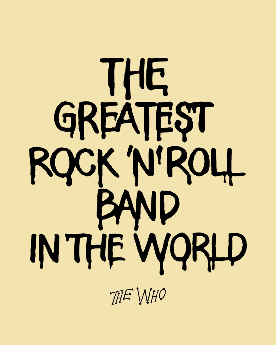 TheWho's tweet photo. Let us know in the replies why you think The Who are "The Greatest Rock 'N' Roll Band In The World"!

The Who By Numbers 50th anniversary edition is out 30 October #TheWhoByNumbers https://t.co/8KHw1elw8v