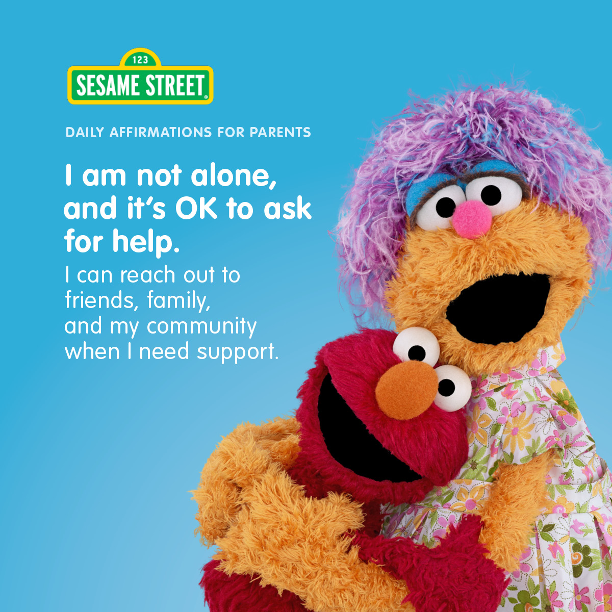SesameCommunity's tweet photo. Parents and caregivers, you do so much for your loved ones— so it's important to take care of yourselves, too! Click through for affirmations to recharge and stock your self-care toolbox. Then, check out this webinar for more tips: https://t.co/gDvuzg6Ncf #EmotionalWellbeing https://t.co/UpY5fZ5tFp
