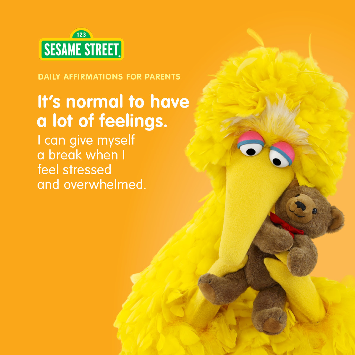 SesameCommunity's tweet photo. Parents and caregivers, you do so much for your loved ones— so it's important to take care of yourselves, too! Click through for affirmations to recharge and stock your self-care toolbox. Then, check out this webinar for more tips: https://t.co/gDvuzg6Ncf #EmotionalWellbeing https://t.co/UpY5fZ5tFp
