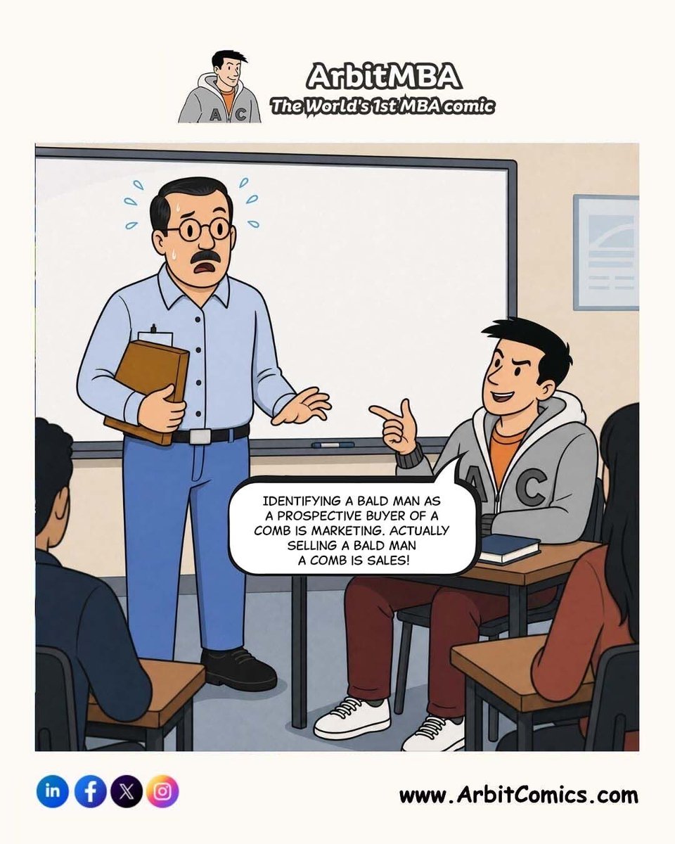ArbitMBA's tweet photo. When theory meets real talk.
#MBAMemes #MBALife #ArbitMBA #BusinessHumor #CampusLife https://t.co/yJV6on8GZa