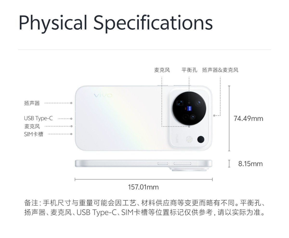 KotaTech7's tweet photo. 🚨 vivo X500 IS OFFICIAL — 7,500mAh BATTERY + 144Hz OLED! 🔥📱

vivo has officially launched the X500 in China, packing flagship-level hardware, a huge battery and a serious camera setup. 🇨🇳

🔥 X500 HIGHLIGHTS
• ⚡ Dimensity 9600M on TSMC 3nm
• 📱 6.59" 144Hz OLED with up to 6,000-nit local peak brightness
• 📸 50MP LYTIA 828 main + 64MP periscope + 50MP ultrawide
• 🔭 100× digital zoom + ZEISS T* optics
• 🔋 Massive 7,500mAh battery
• ⚡ 90W wired + 40W wireless charging
• 🛡️ IP68 + IP69 protection
• 🤖 OriginOS 7 based on Android 17
• 💾 Up to 1TB UFS 4.1 storage
💰 China starts at ¥5,499 (~₹78.7K)

Global and India launch is expected next month. 👀🇮🇳

7,500mAh + 90W + this camera setup — would you consider the X500 over Samsung or Apple? 🔥

#VIVOX500