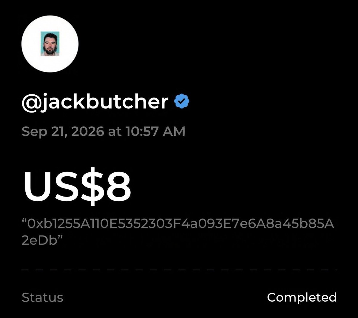 Ac_Core_'s tweet photo. @Sniperr_r @XMoney @jackbutcher get！ https://t.co/KRTzm3DxGc