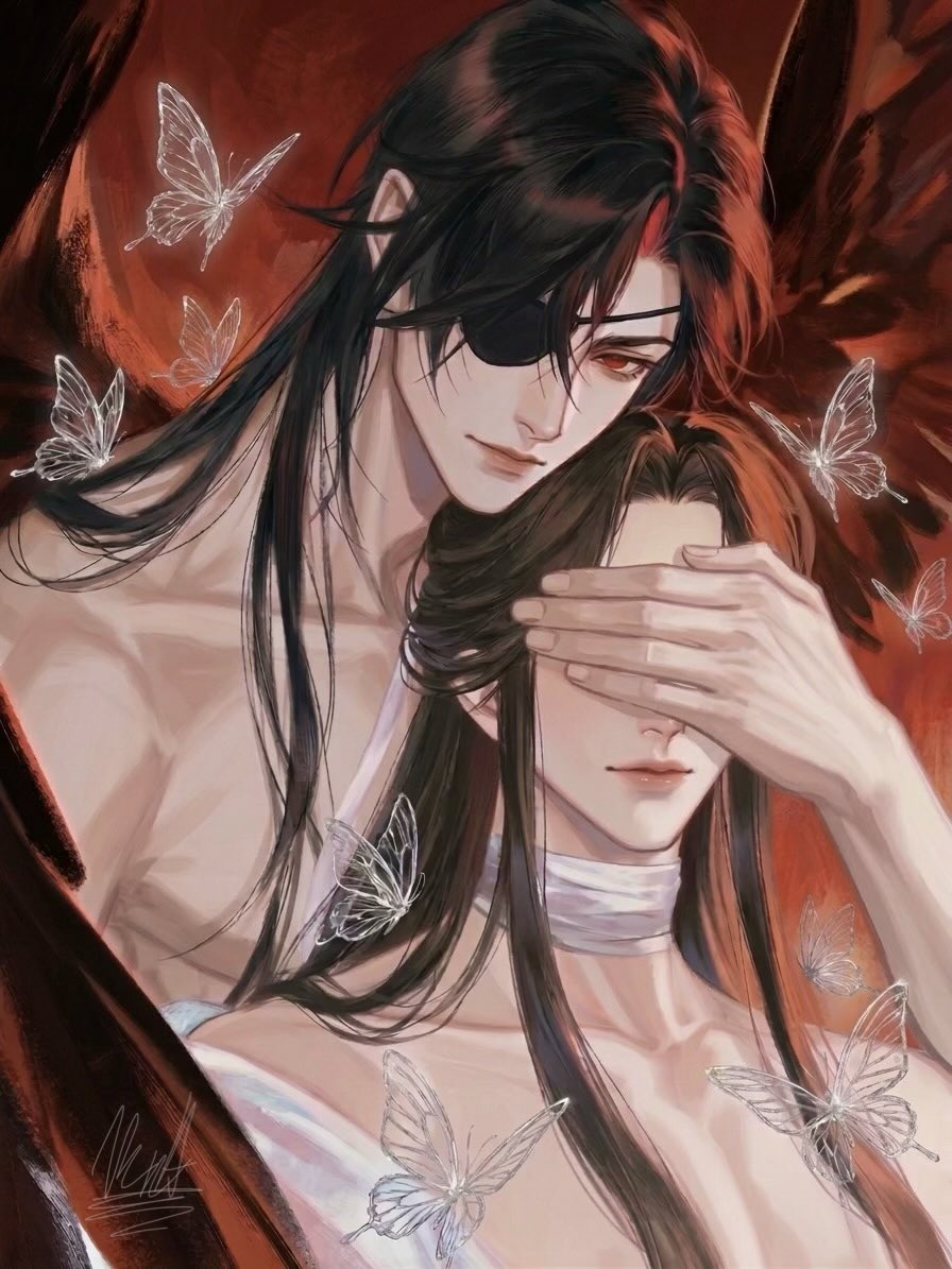 RottenNaApple's tweet photo. #Hualian #XieLian #HuaCheng #HeavenOfficialsBlessing #TianGuanCiFu #天官赐福 #花怜 #TGCF https://t.co/zPniO1xMQb