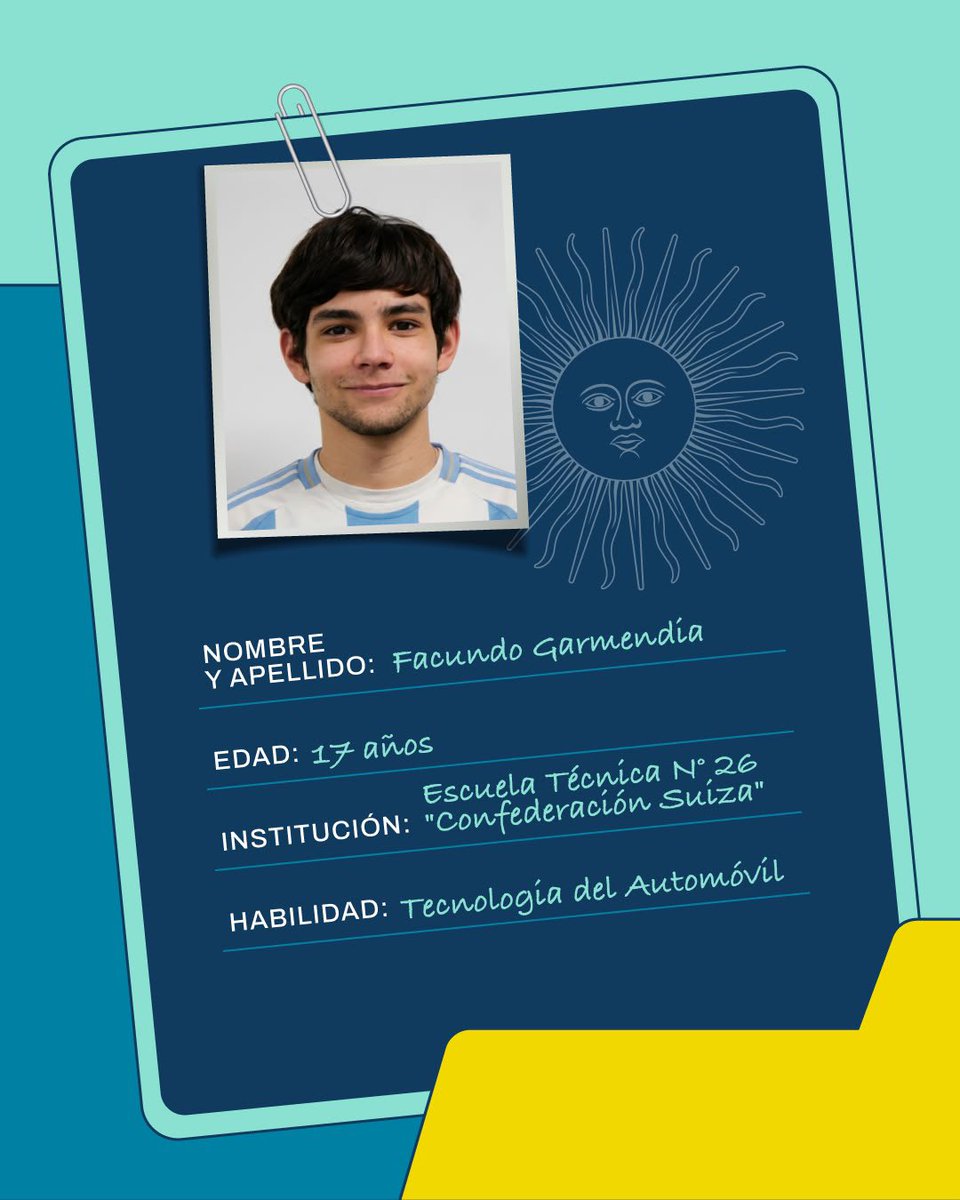 WorldSkillsARG's tweet photo. ⏳ Cada vez falta menos.
Cinco talentos argentinos ya están listos para representar al país en WorldSkills 2026, el Mundial de los Oficios. 🇦🇷 https://t.co/S7tW5i6cuo