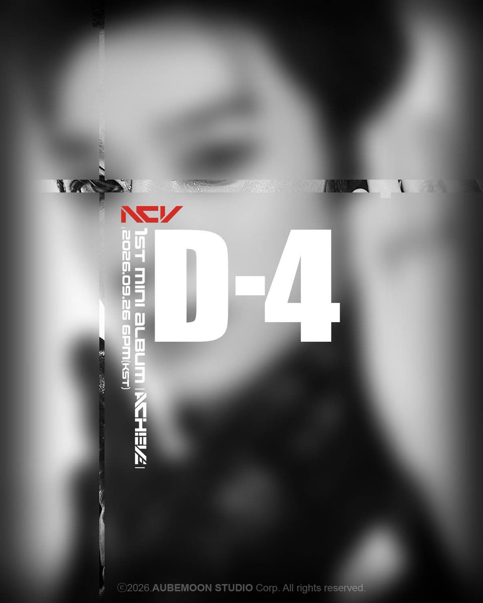 nchiveofficial's tweet photo. 📣D-4📣

NCV 1st Mini Album [ACHIEVE]

🌎 2026.09.26. 6PM (KST) 

#NCV #NCHIVE #엔카이브
#NCV_ACHIEVE
#NCV_INCEPTION_터져 https://t.co/DJazWvDSWQ