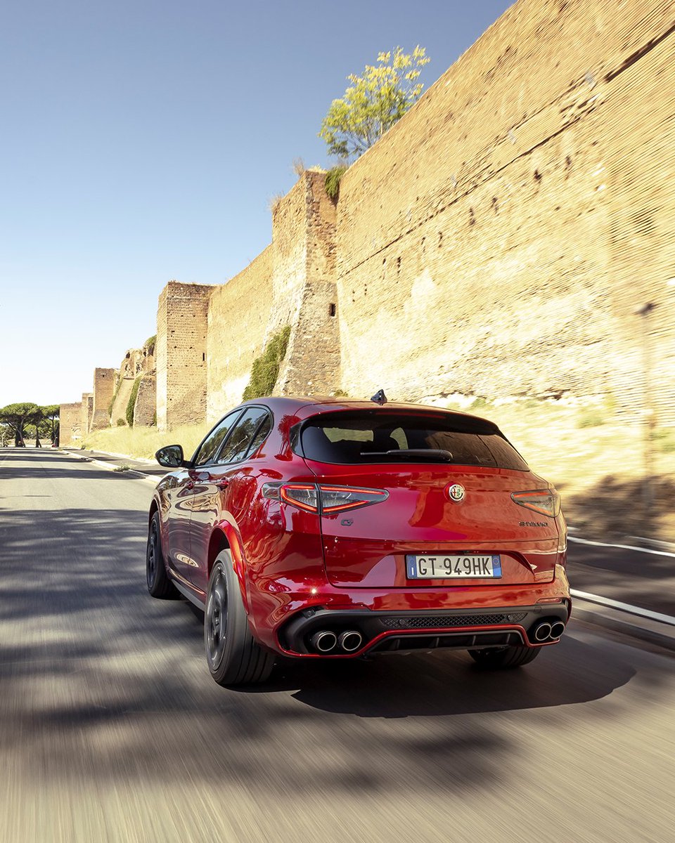 alfa_romeo's tweet photo. #AlfaRomeo and Anantara Hotels &amp; Resorts bring the spirit of the Grand Tour to life with Giulia, Stelvio and their Quadrifoglio versions, alongside the iconic 50s Giulietta. A meeting of sportiness, beauty and hospitality, where the road becomes a true source of passion. https://t.co/Kk84TMBHzZ