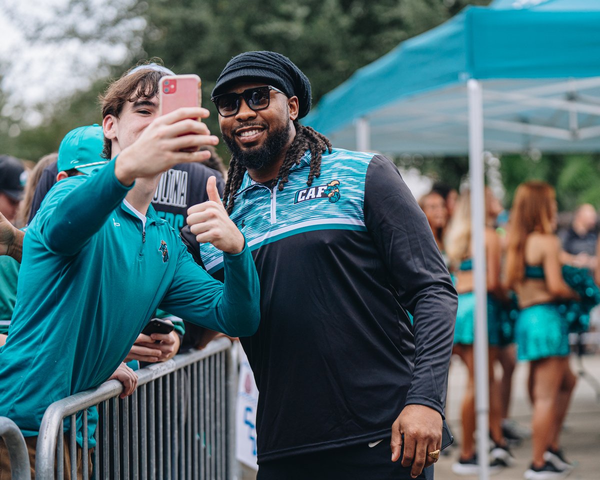 GoCCUsports's tweet photo. Last one was fun... 

Let's pack the show again, Teal Nation https://t.co/wp34zr6CE0