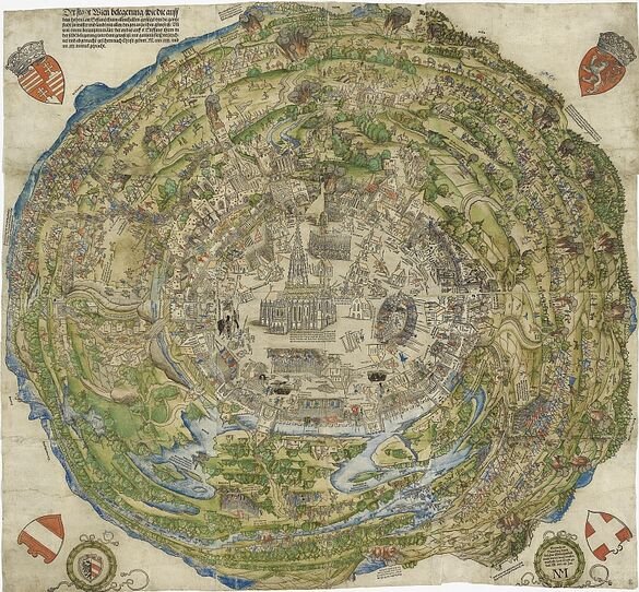EduardHabsburg's tweet photo. September, but 1529, 100.000 Ottomans were laying siege to Vienna for the first time.
After 3 weeks they broke it off...
We have a brilliant snapshot of that event with Meldemans circular map of Vienna... Check it out https://t.co/pDE4RQxPKQ