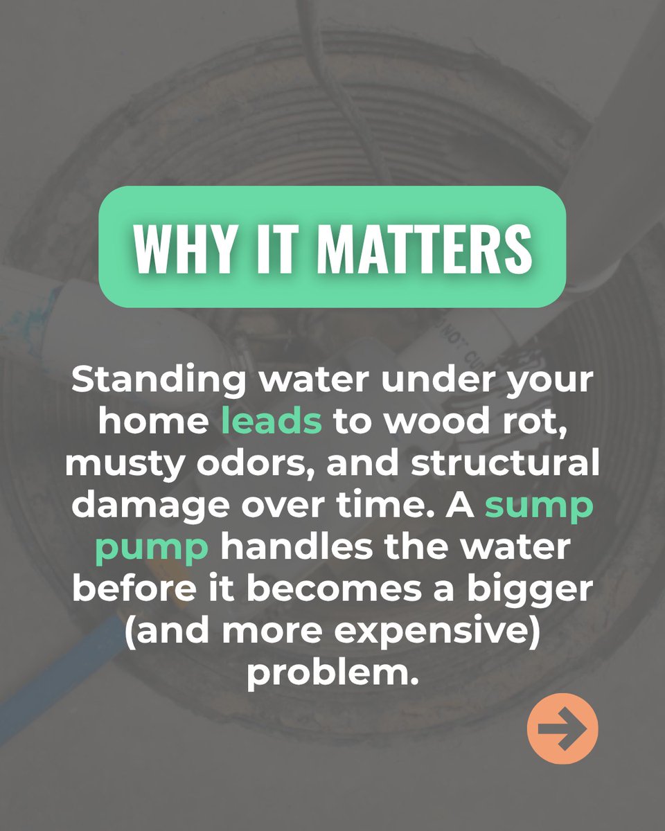 SouthCrawlSpace's tweet photo. If your crawl space stays damp after every rain, a sump pump might be exactly what it needs. Swipe through to see what it actually does, how it works, and why it matters ➡️

📞 (256) 617-6272

🌐 https://t.co/1H9XiDnfoq

#CrawlSpace #SumpPump #Waterproofing #MadisonAL https://t.co/TP4nBGNU14