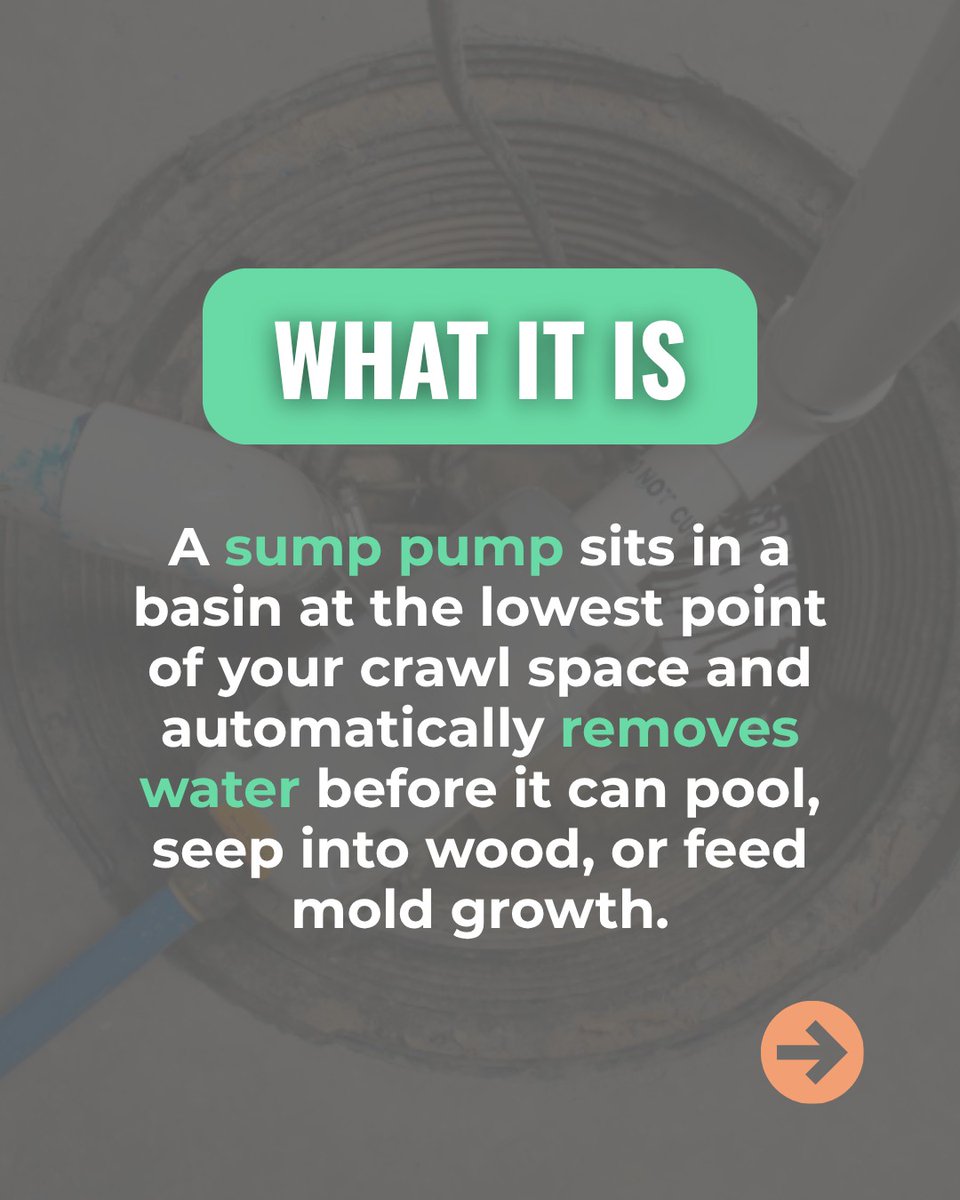 SouthCrawlSpace's tweet photo. If your crawl space stays damp after every rain, a sump pump might be exactly what it needs. Swipe through to see what it actually does, how it works, and why it matters ➡️

📞 (256) 617-6272

🌐 https://t.co/1H9XiDnfoq

#CrawlSpace #SumpPump #Waterproofing #MadisonAL https://t.co/TP4nBGNU14