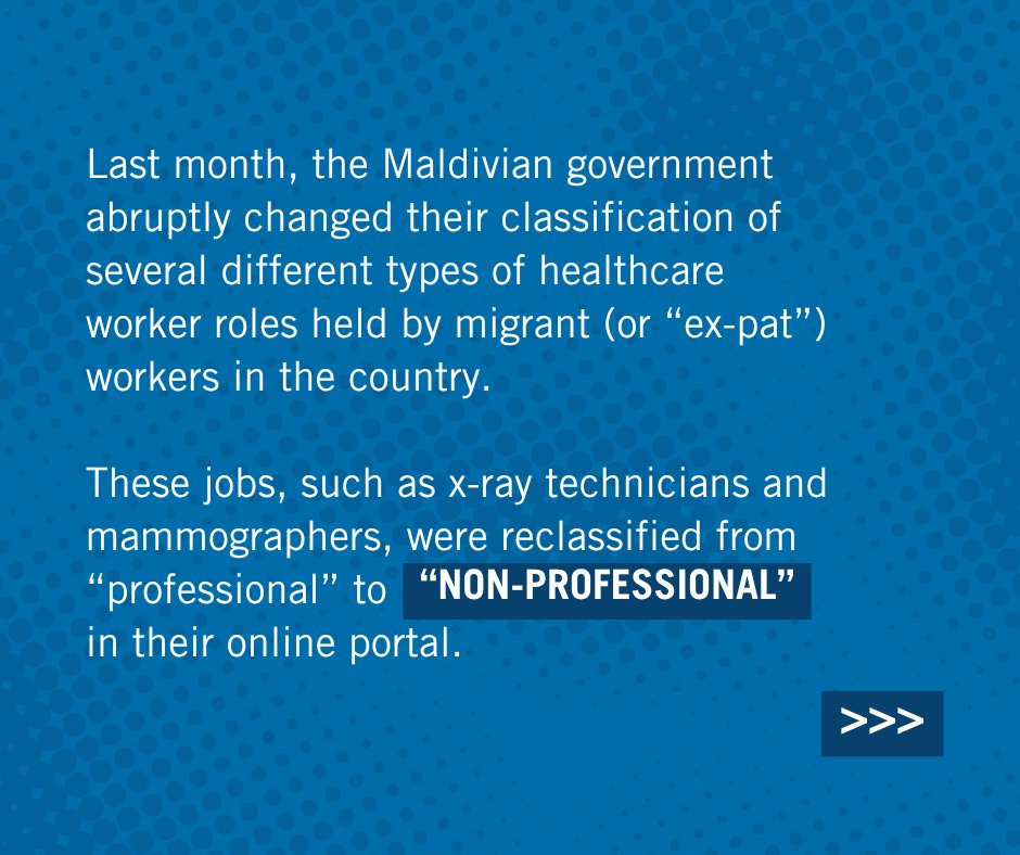 SolidarityCntr's tweet photo. THIS ⬇️ is why it's essential for workers to have a seat at the table. Swipe to see how a union in the Maldives protected healthcare workers from losing crucial benefits. 

#Solidairity #1u #WorkerRights https://t.co/Or5O0fAqHe