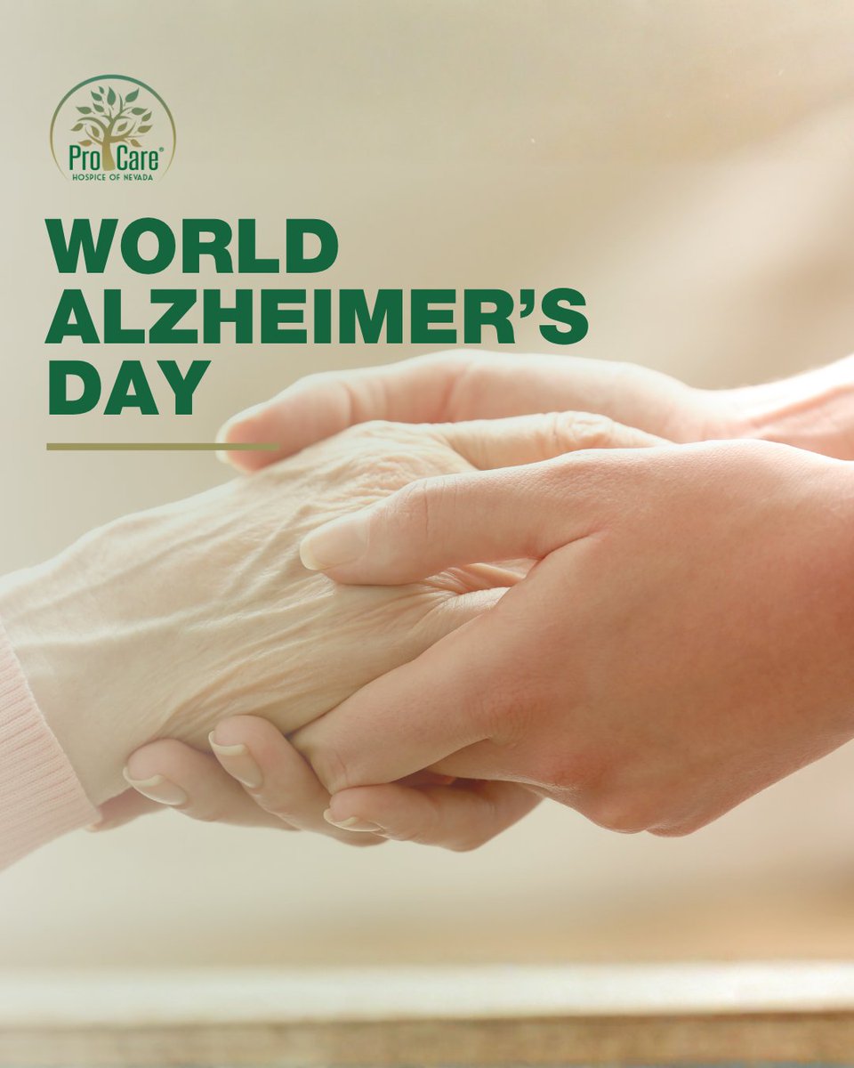ProCareHospice's tweet photo. Today, we honor those living with Alzheimer’s, the memories they hold, and the families who walk beside them each day. At ProCare Hospice, we believe every person deserves to be cared for with patience, dignity, and compassion. 💜

#WorldAlzheimersDay #AlzheimersAwareness https://t.co/5ovJH13FlQ