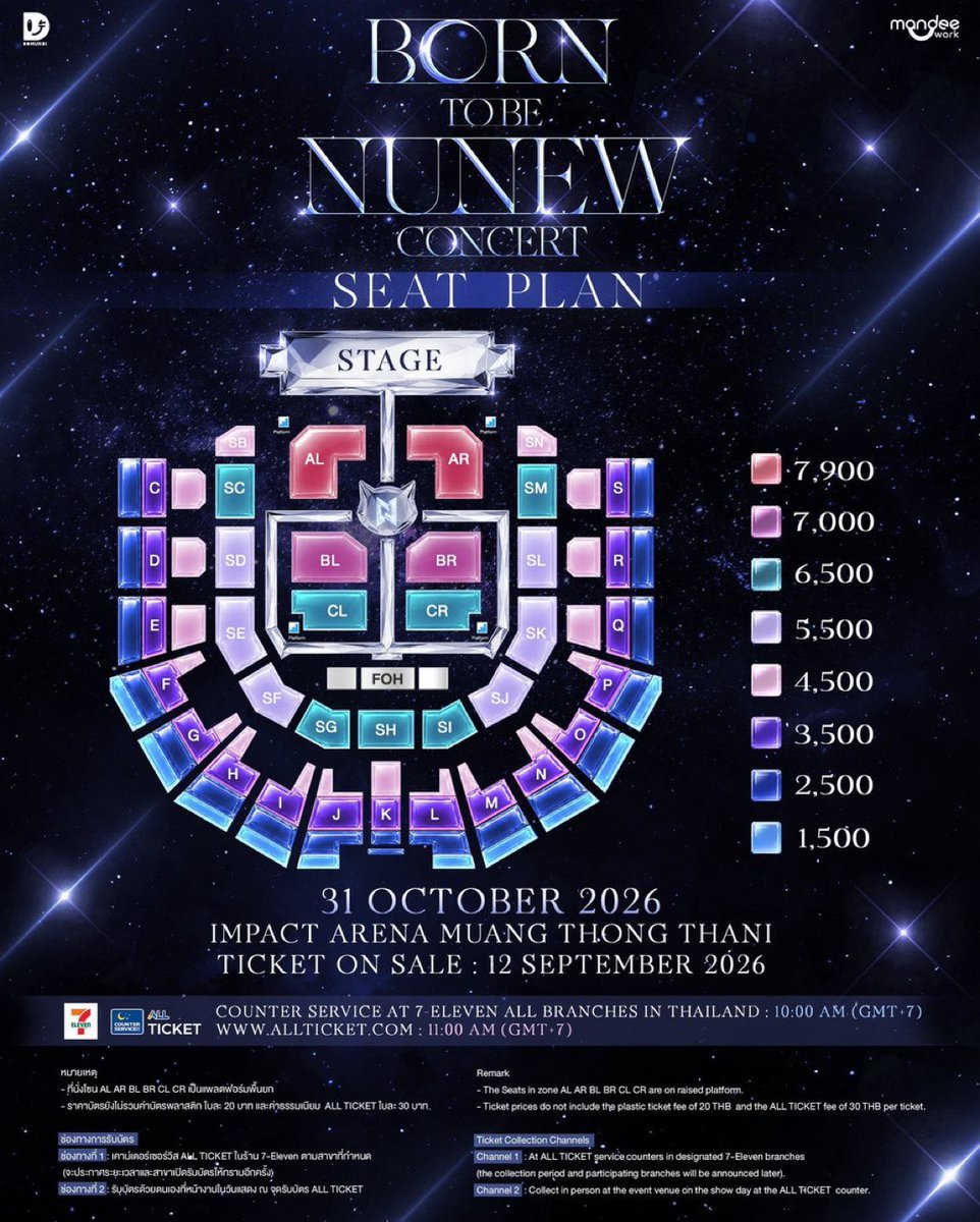 Ticket_MasterK's tweet photo. wts selling 

Born To Be NUNEW Concert Impact Arena🇹🇭

Available Tickets 
- Zone AR tickets 
- Zone BL &amp; BR tickets 
- Zone SH tickets 

adjacent seats
International fans OK!

DM if interested!
#NuNew2ndConcert
#Nunew https://t.co/tI5bB4H4qC