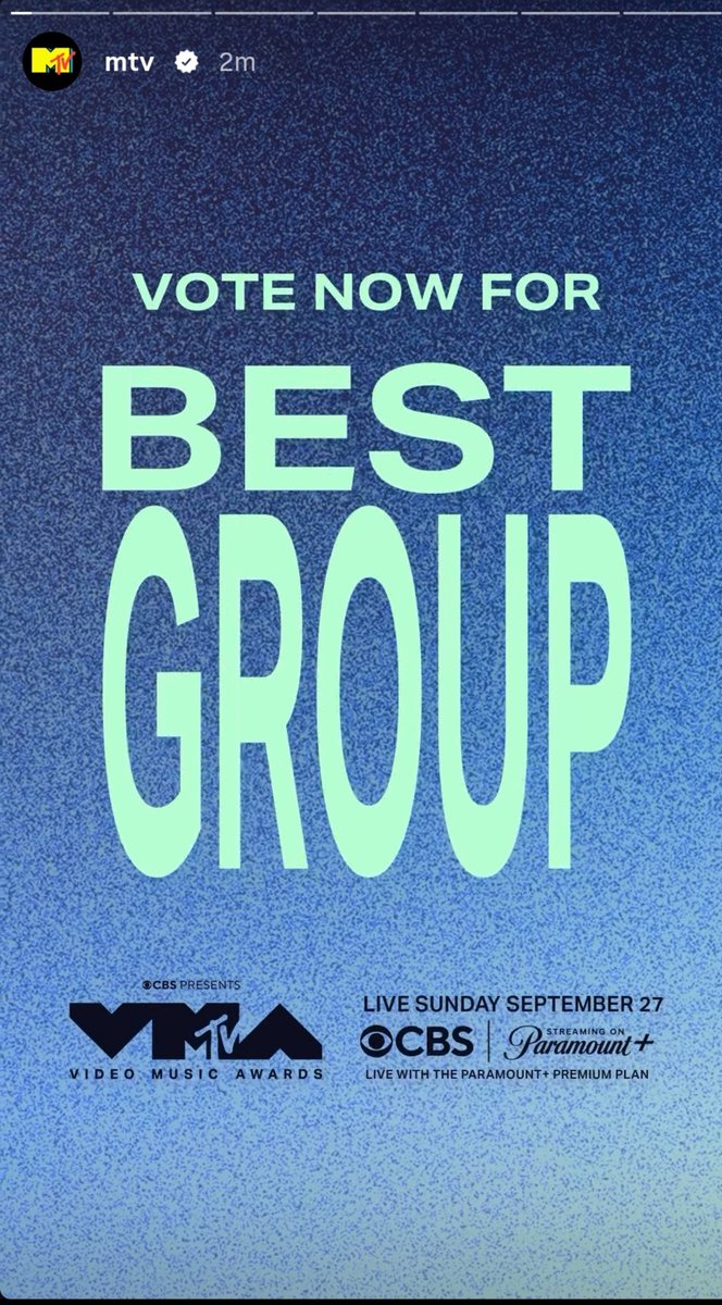 BLINKVotingPage's tweet photo. BLINKS, INSTAGRAM VOTING FOR "BEST GROUP" OPEN NOW. 🚨🚨🚨
Go to the @MTV Instagram page and check the story, tab "BLACKPINK." https://t.co/zmgz0tAK7t

USE ALL YOUR ACCOUNTS AND VOTE FOR #BLACKPINK https://t.co/GS9q5OLXsS