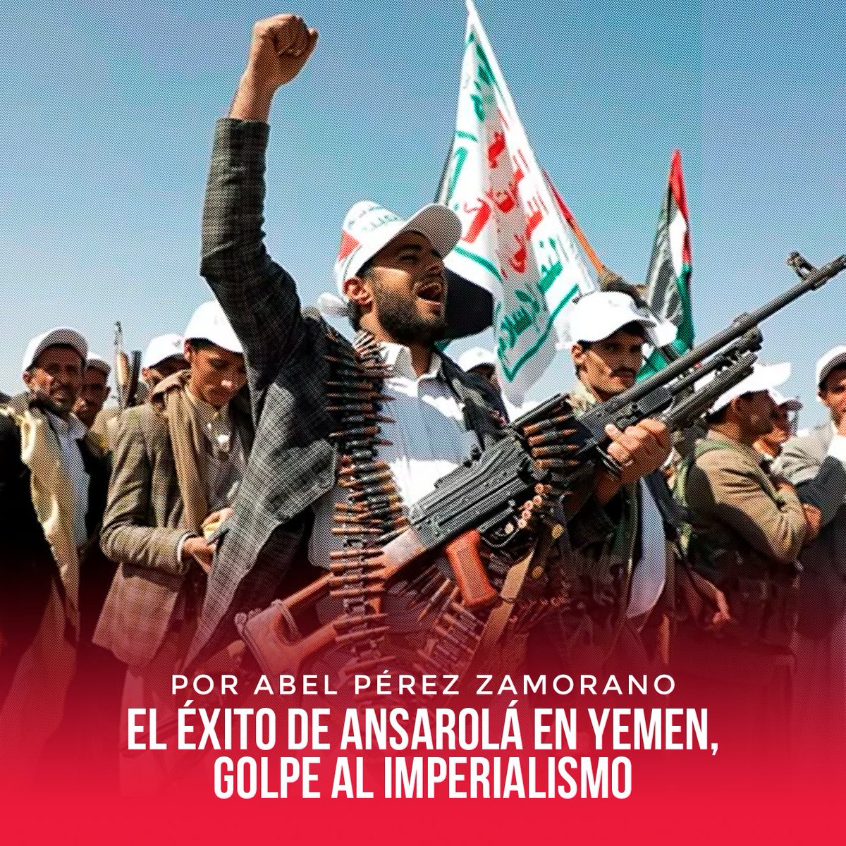 aperezzamorano's tweet photo. ¡Golpe histórico de Ansarolá en Yemen!
Liberan 5.400 km², toman el puerto de Moca y controlan Bab el-Mandeb.
Destruyen oleoducto y Aramco: Arabia Saudita sin salida de petróleo.
Duro golpe al imperialismo, al petrodólar y a EE.UU.
https://t.co/MJASIFoUzJ https://t.co/3MjqcZeg3V