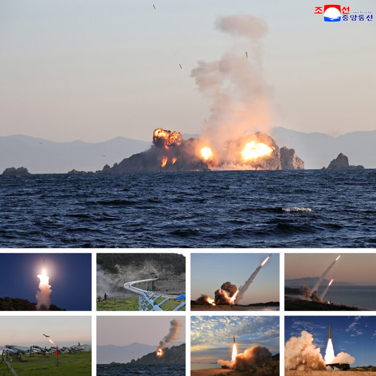 MissileDefAdv's tweet photo. Our latest MDAA report is the 14th in our series of Friday Threat Alerts on Missile and Drone Defense: "North Korea Demonstrates Joint Firepower Coordination Capabilities"

Click Here to Read More: https://t.co/wMjXNiPmEl https://t.co/vFhsPS22qB