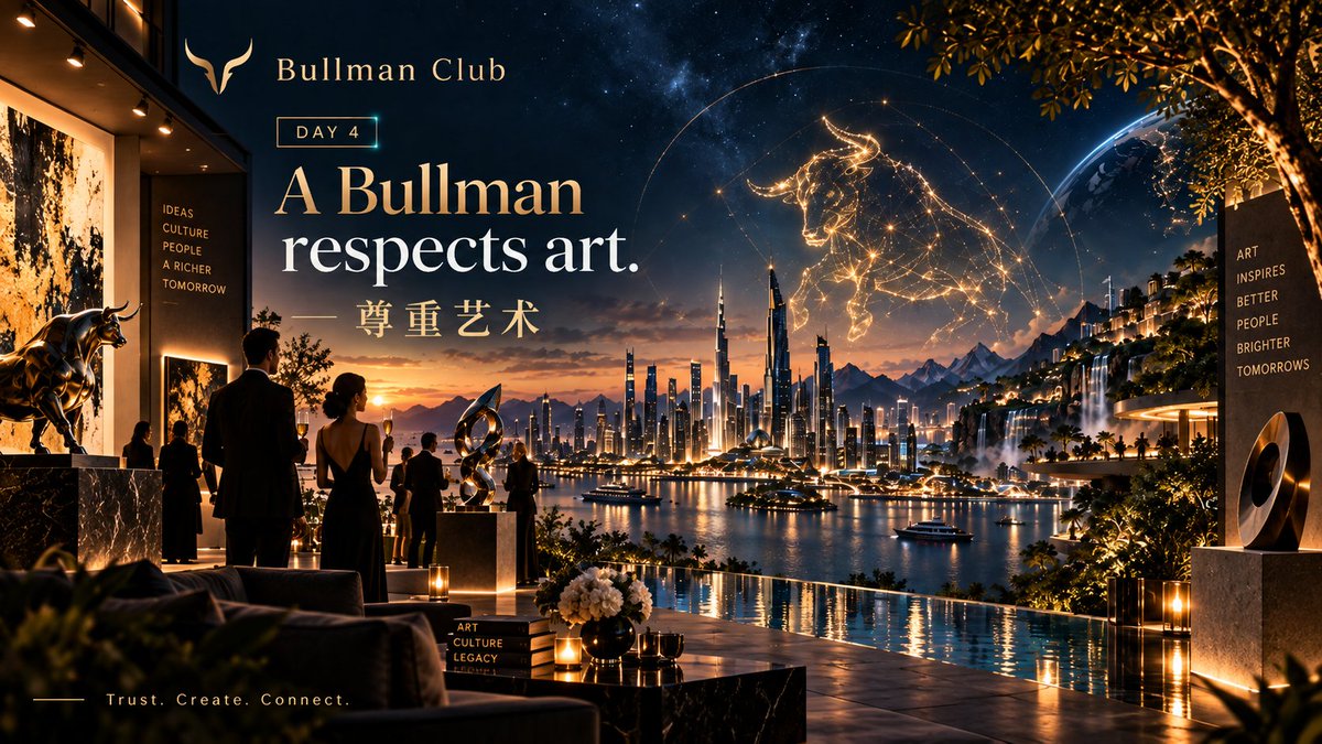 TAURUSORIGIN99's tweet photo. A Bullman respects art.
Technology builds function. Art gives it meaning.
#BullmanClub https://t.co/325cOgC6vG