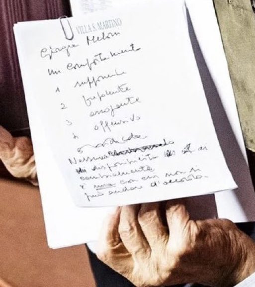 SabrySocial's tweet photo. 🔴 Berlusconi ci aveva avvisato: 

𝘎𝘪𝘰𝘳𝘨𝘪𝘢 𝘔𝘦𝘭𝘰𝘯𝘪 
𝘶𝘯 𝘤𝘰𝘮𝘱𝘰𝘳𝘵𝘢𝘮𝘦𝘯𝘵𝘰 
1. 𝘚𝘶𝘱𝘱𝘰𝘯𝘦𝘯𝘵𝘦 
2. 𝘗𝘳𝘦𝘱𝘰𝘵𝘦𝘯𝘵𝘦 
3. 𝘈𝘳𝘳𝘰𝘨𝘢𝘯𝘵𝘦 
4. 𝘖𝘧𝘧𝘦𝘯𝘴𝘪𝘷𝘢  
𝘕𝘦𝘴𝘴𝘶𝘯𝘢 𝘥𝘪𝘴𝘱𝘰𝘯𝘪𝘣𝘪𝘭𝘪𝘵à 𝘢𝘭 𝘤𝘢𝘮𝘣𝘪𝘢𝘮𝘦𝘯𝘵𝘰.  
È 𝘶𝘯𝘢 𝘤𝘰𝘯 𝘤𝘶𝘪 𝘯𝘰𝘯 𝘴𝘪 𝘱𝘶ò 𝘢𝘯𝘥𝘢𝘳𝘦 𝘥’𝘢𝘤𝘤𝘰𝘳𝘥𝘰. 

FINE 
#MaipiùMeloni