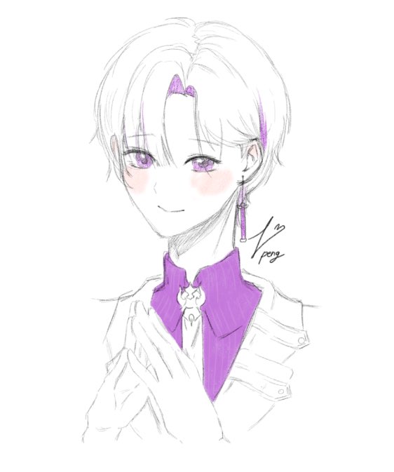 pengjinyuloveu's tweet photo. #haruya_art @_haruya11 

많이 허접하긴 하지만 
집사님을 끄적여보았습니다..
다음엔 더 퀄리티있게 그려올게요🫪 https://t.co/OufVMxcYbA