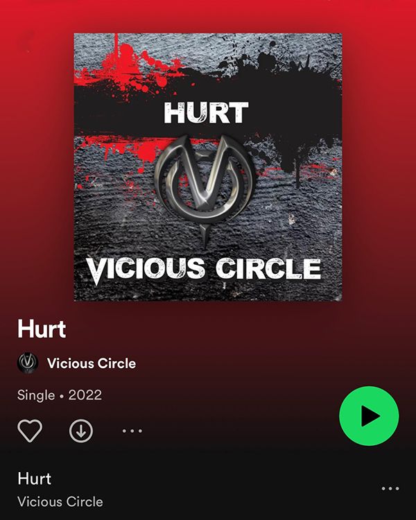 VCIRCLEONLINE's tweet photo. It's #MusicMonday and we present "Hurt" the last track and only ballad from our second album "Revolution" which is streaming everywhere.

Spotify - https://t.co/6prfDsAYEE...

iTunes - https://t.co/jhNMfyqpw8...

#ViciousCircle #VCNation #ViciousCircleOnline #VCRevolution #VCArmy https://t.co/xacUAniUh8