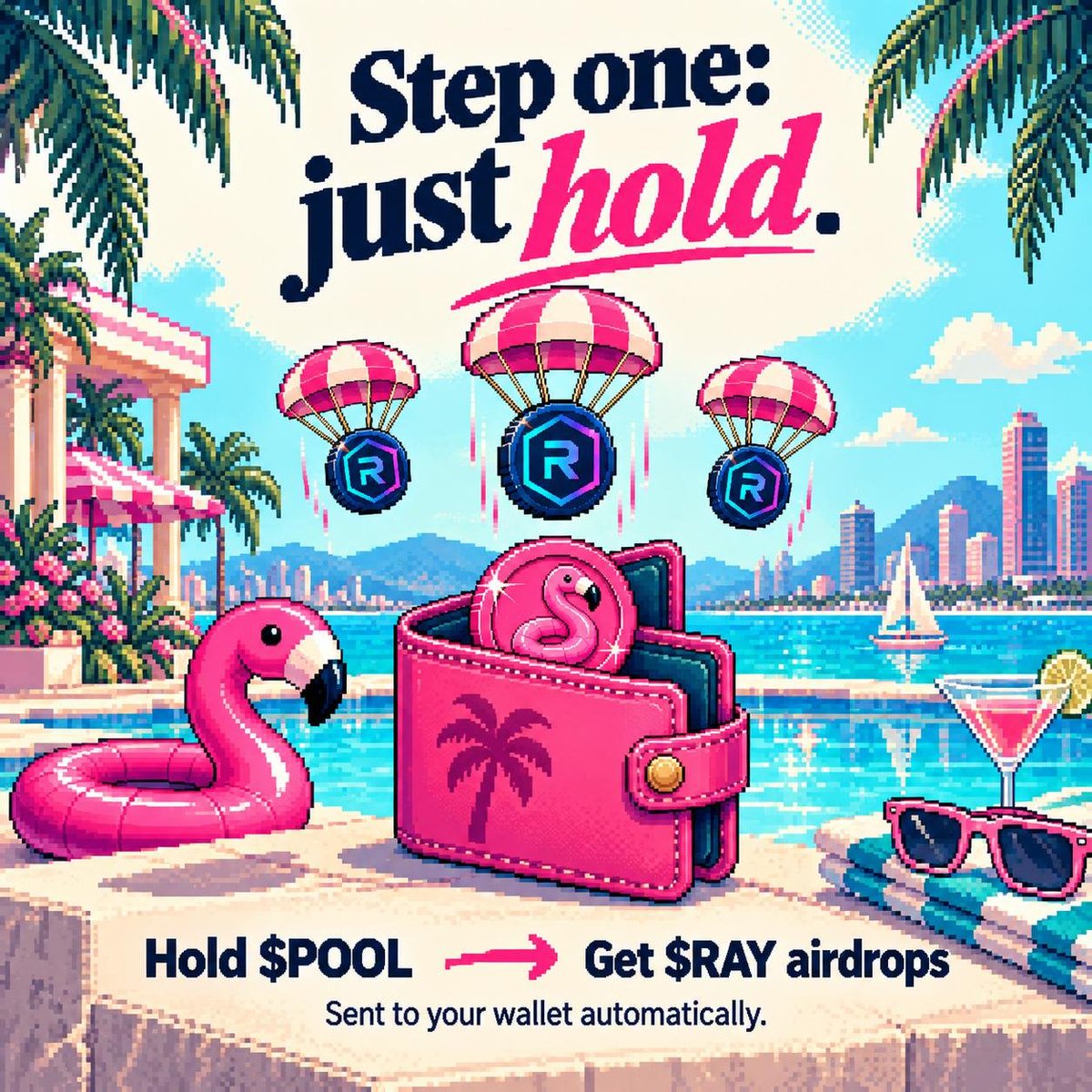 solpoolparty's tweet photo. Super easy. Join the pool party 🦩

https://t.co/lLuBwFLUBv https://t.co/YQmd3Q2klU