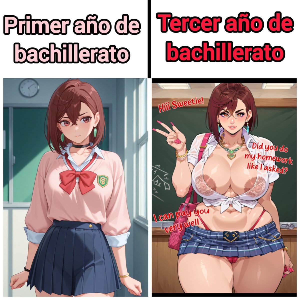 SensualFan12165's tweet photo. El bachillerato no te puede cambiar tanto. 

YO en el bachillerato https://t.co/6MW0UsfyxH