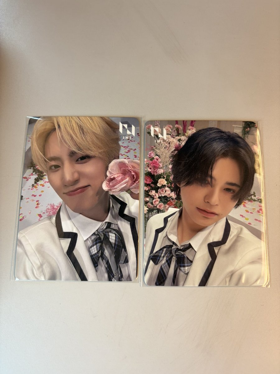 b4zrhdh's tweet photo. INI ANTHEM トレカ　交換
結成5周年記念　制服風トレカ第1弾 第2弾

【譲】 第2弾 許 松田 (藤牧)

【求】 異種(画像参照🟠>その他)>>同種 尾崎>木村

藤牧はまとめてのみ
愛知ショケ、郵送、京セラ両日での交換
お気軽にお声掛けください🙌🏻

#INI交換 https://t.co/VFlHZk61m8