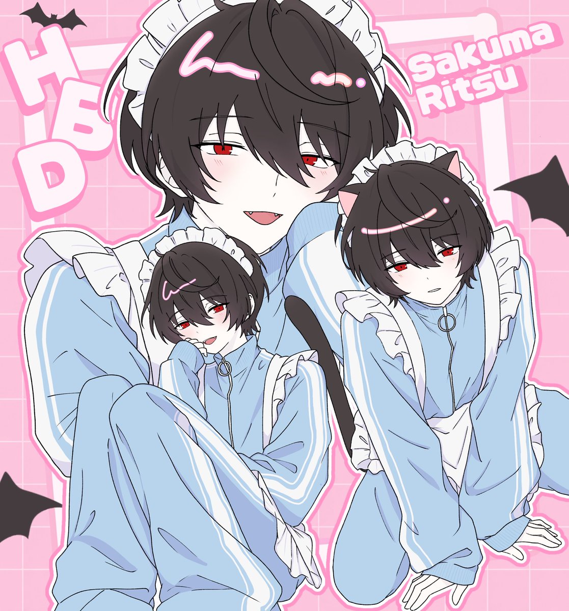 sakusaku734795's tweet photo. 리츠 생일축하해💙🦇

#朔間凛月誕生祭2026 https://t.co/ipYvOMGes3