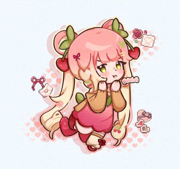 eggmins's tweet photo. 🍒 say hi to my new persona :3 https://t.co/w0MpvBBoVP