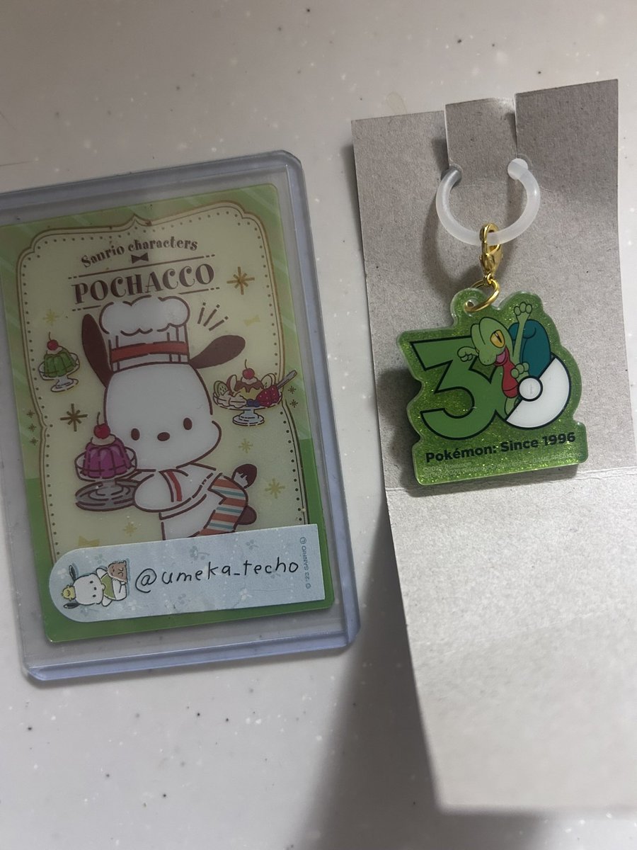 umeka_techo's tweet photo. ポケモン 30周年 ロゴマスコット チャーム 交換 郵送希望

【譲】
キモリ
【求】
チコリータ＞ナエトル、ゼニガメ

検索よりお気軽にお声かけください https://t.co/eSKwaU2HHn