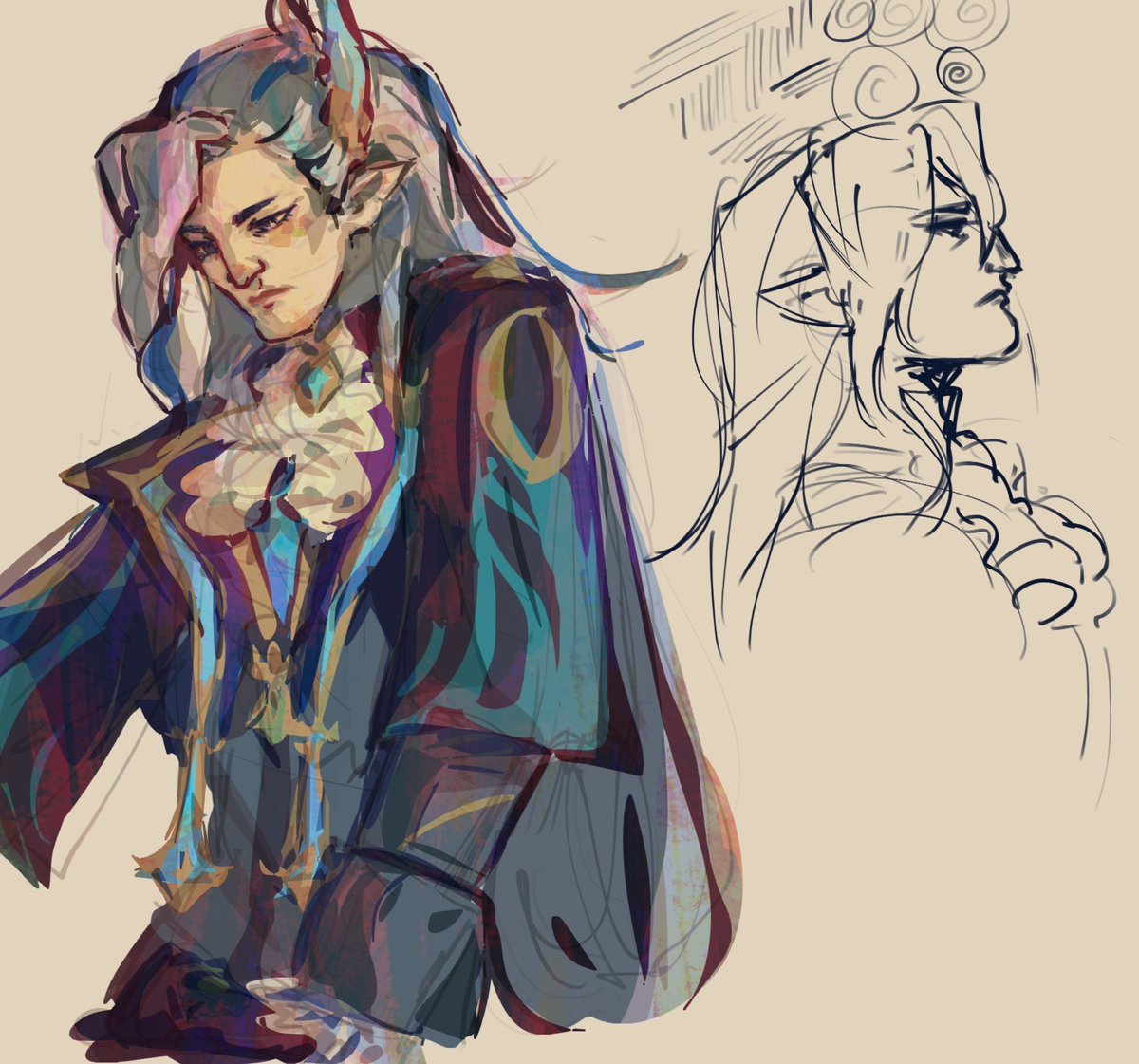 niai_ii's tweet photo. todays warm up: the iudex neuvillette https://t.co/KCJ8xQhR2a