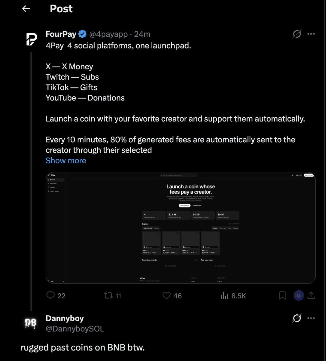DannyboySOL's tweet photo. $4PAY Be careful, they blocked me after i confronted them. https://t.co/zcK2YM6Tw3