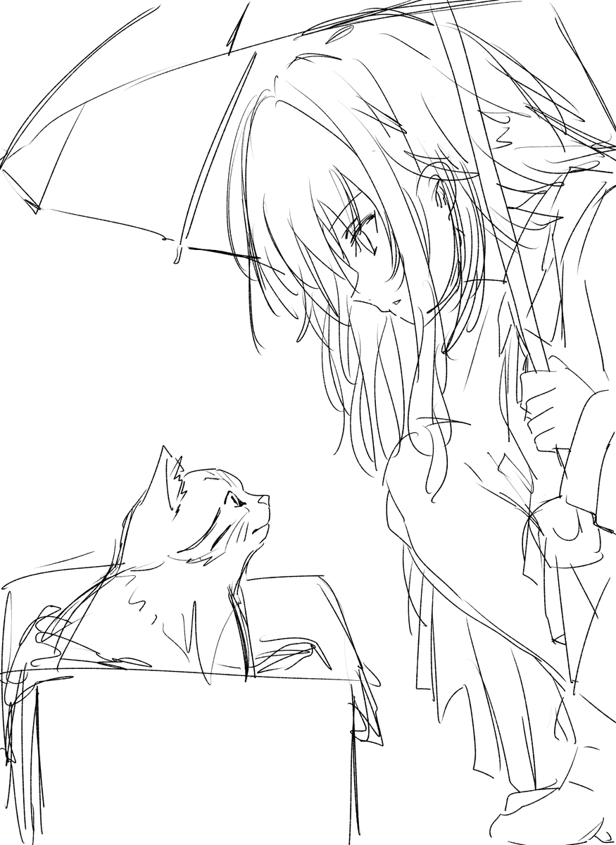 RePlica311's tweet photo. 猫×手毬のラフのラフ https://t.co/Lu7q4wIoPu