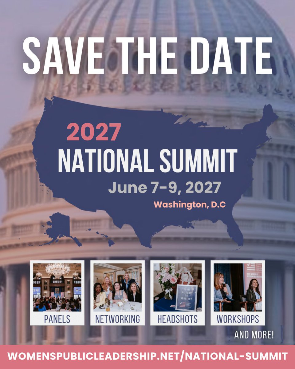 WPLNetwork's tweet photo. Next year, WPLN's 6th National Summit is coming to Washington, D.C.!

Join us at our 2027 #WPLNSummit to build leadership skills, grow your network, &amp;  get inspired to lead!

We're offering a limited # of Early-Bird tix. Save your spot AND save money!
🔗 https://t.co/L1xd1DEoFZ https://t.co/Ouh9x6G9XN