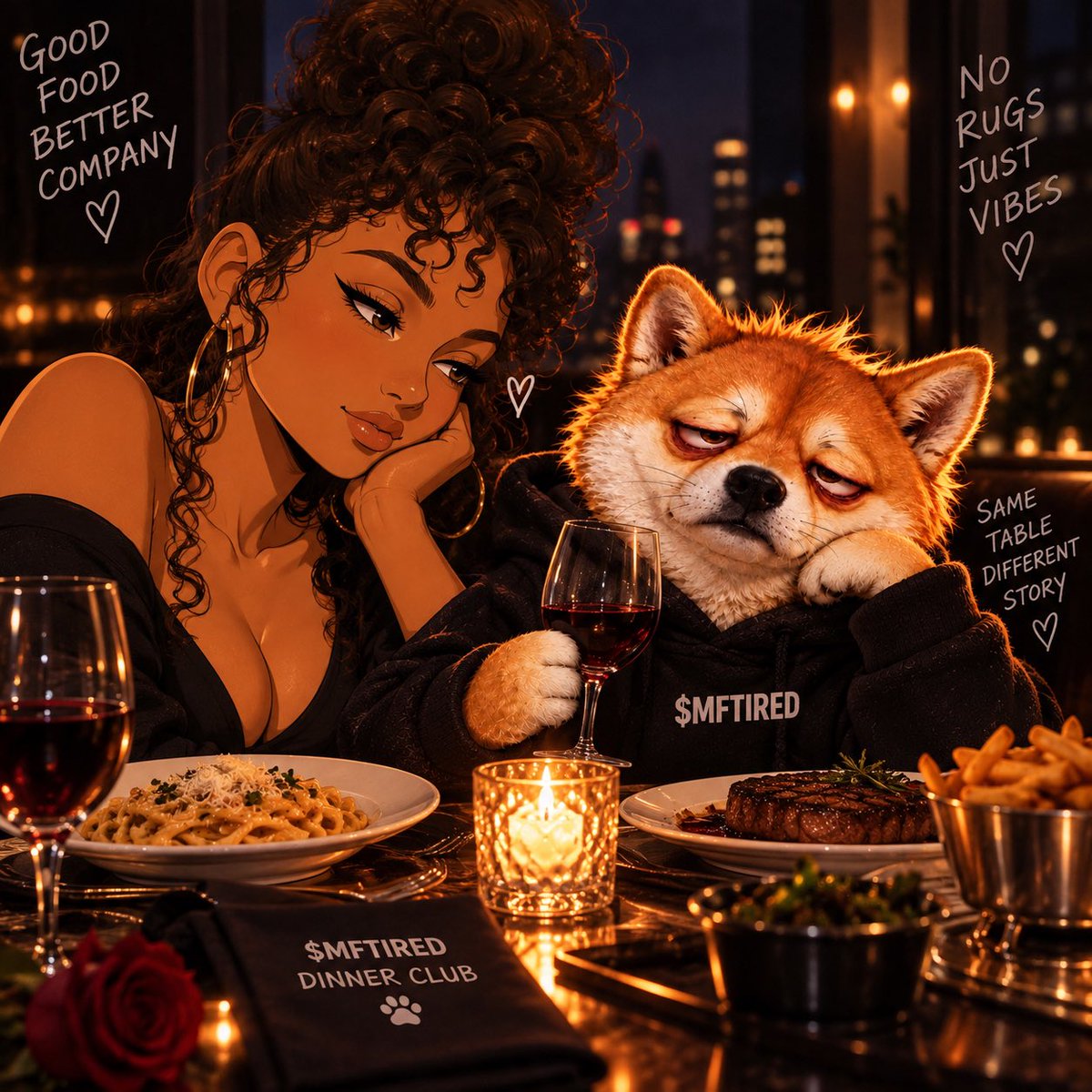MFTiredDog's tweet photo. @sheisauroraaa @maestroYRN__ Oh shit…. you can definitely get some of this 😏Don’t let the sleepy face fool you… the tail is going crazy over here. $MFTIRED https://t.co/0ImRJpAPXD