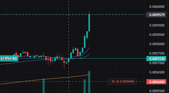 M_Omran16's tweet photo. Took a $SHIB long and minutes later...
Didn't even have time to share the chart https://t.co/XXwGHharS5