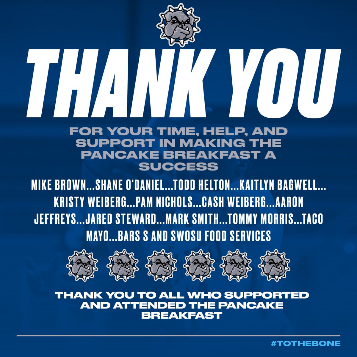 SWOSUHoops's tweet photo. Thankful for the volunteers!!  Thank you Tommy Morris (Taco Mayo), Bar S and SWOSU Food Services.  @SWOSUAthletics @BrettWeiberg @James_Bagwell23 https://t.co/6C2NWIinoA