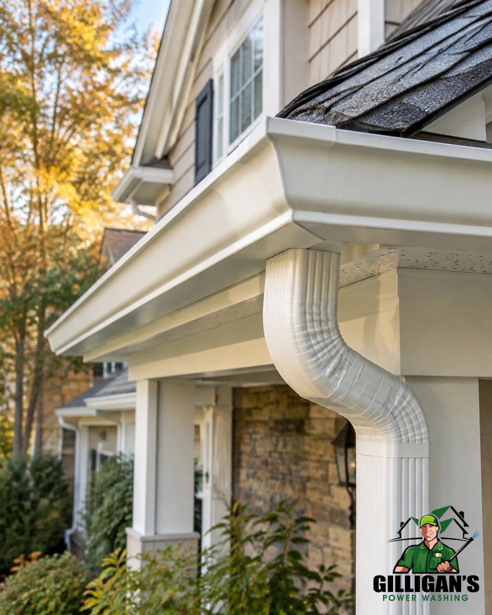 GilliganPower's tweet photo. Before peak leaf fall, protect your home with polished gutter & downspout cleaning, so autumn runoff flows where it should. Closter, Demarest & Haworth: https://t.co/4xPOp7uLVs #Closter #Demarest #Haworth https://t.co/UHNdXQLc7Y