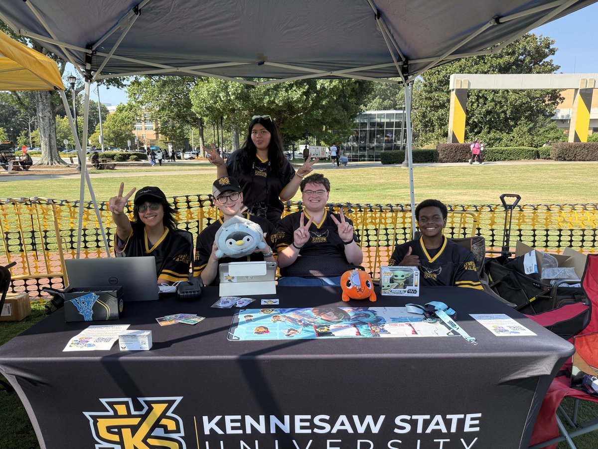 VALORANTatKSU's tweet photo. STUDENT INVOLVEMENT FAIR HAPPENING NOW !!

@KennesawEsports @kennesawstate https://t.co/u9XSSbrH8N
