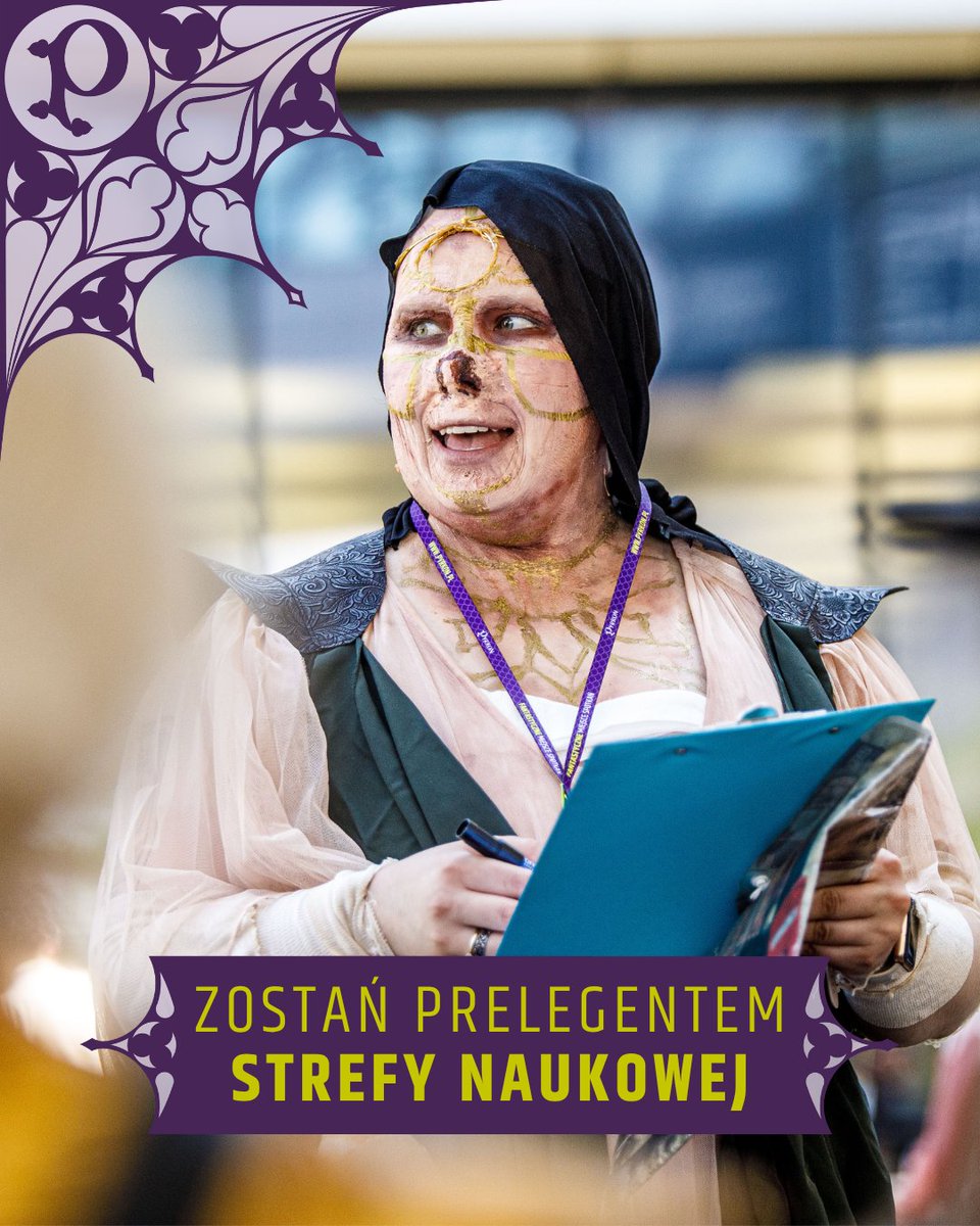 pyrkon's tweet photo. Pyrkonowa Strefa Naukowa powraca z już 6 edycją konkursu! 🎉

Poszukujemy Pyrkonowiczów, którzy pasjonują się nauką i chcieliby podzielić się swoją wiedzą z uczestnikami Pyrkonu 2027. 😎

➡️https://t.co/52pjcdWqhH

#Pyrkon https://t.co/SZ4VpVSmLj