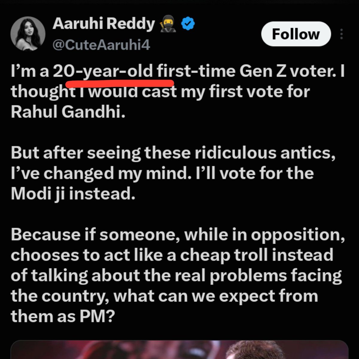 T_RexRoars's tweet photo. Odd days: I’m 20 years old.
Even days: I’m 17 years old.

Reality: Ramesh from Bihar, doing ₹2 tweets to fund his gutka expenses.

These Sanghis are pathetic. https://t.co/G1bRY3RX9d