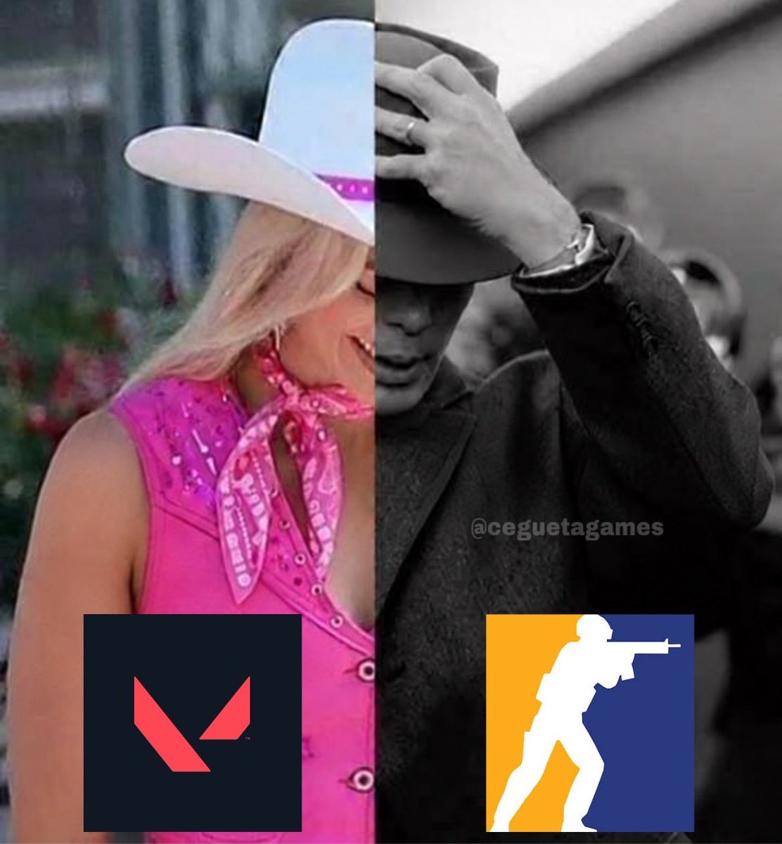 CeguetaGames's tweet photo. Pessoas que jogam valorant e cs no mesmo dia são tipo: https://t.co/gj2iBIqToz
