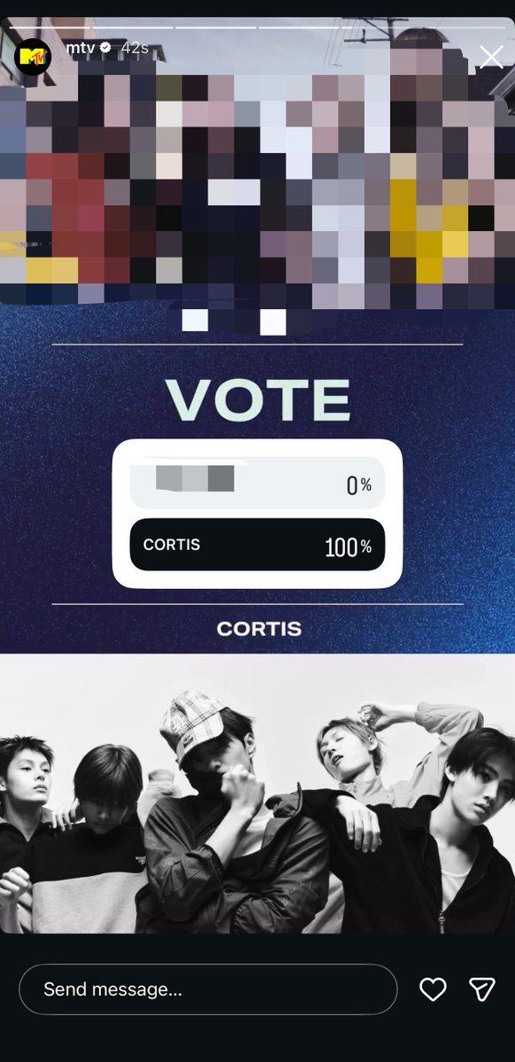 cortisconnect's tweet photo. 🔔 VMA BEST GROUP VOTE HAS STARTED 

Open your Instagram and check MTV’s Story to vote for CORTIS by tapping the poll

1 ig acc = 1 tap vote 
🔗 https://t.co/IgeVuBTMAg

📱 Use all of your Instagram accounts to cast your votes and don’t forget to spread the word to other oers on every platform you’re on!

Let’s make sure everyone knows and gets their votes in!